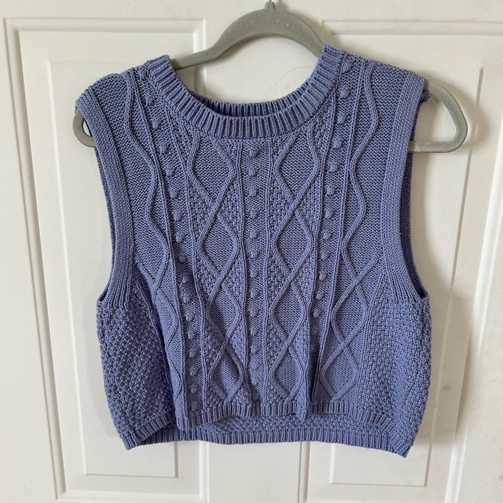 Sweater vest super cute for fall/spring